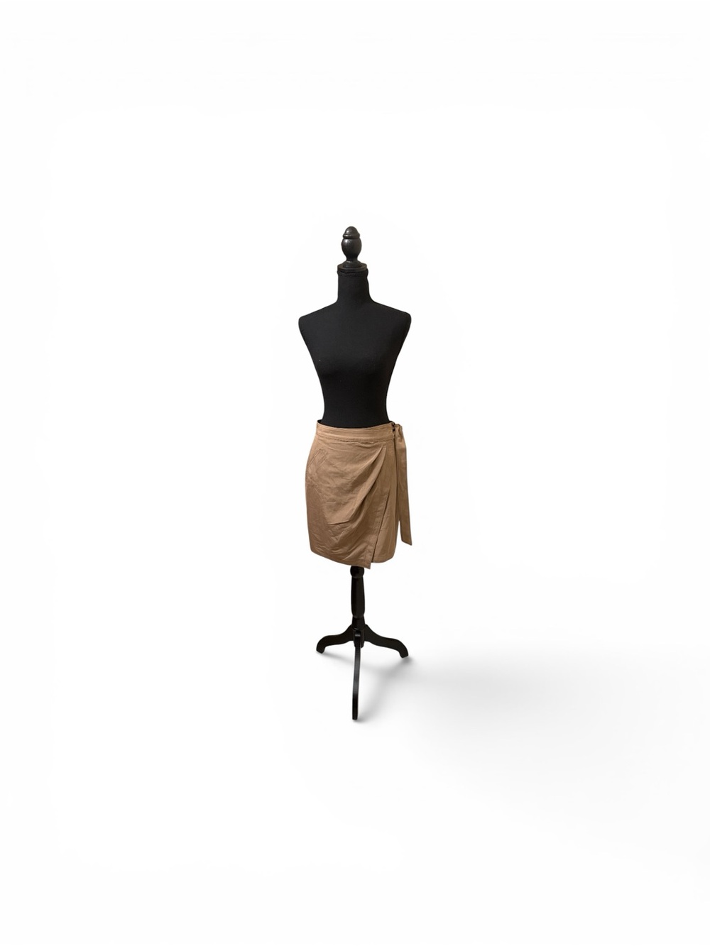 Banana Republic Tan Wrap Mini Skirt